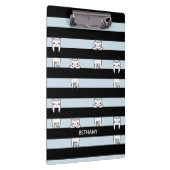 Kute klimmers op gestripte, speciaal gepersonalise klembord (Rechts)