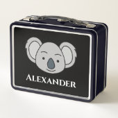 Kute Koala - Aangepaste naam terug naar school (Achterkant)