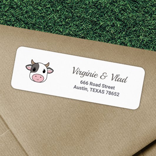 Kute Koe return address label