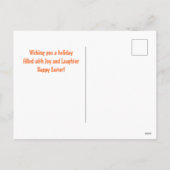 Kute Koe, rooster en kleurrijk Boerderij Feestdagenkaart (Achterkant)