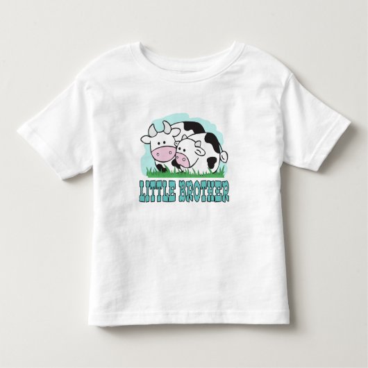 Kute Koeien Little Brother Kinder Shirts (Voorkant)