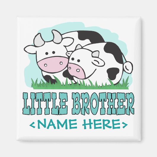 Kute Koeien Little Brother Magneet (Voorkant)