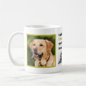 Kute-koffieverslaafde Labrador aangepaste Mok (Links)