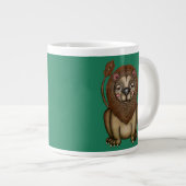 Kute koning van de Beasts-lei Grote Koffiekop (Voorkant rechts)