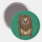 Kute koning van de Beasts-lei Magneet (Voorkant / Achterkant)