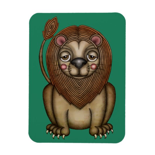 Kute koning van de Beasts-lei Magneet (Verticaal)