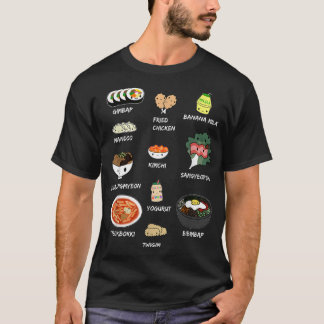 Kute Korean Food Shirt, Bibimbap en Korean Aesthe T-shirt