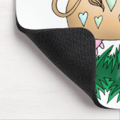 Kute kow en vlinder muismat (Hoek)