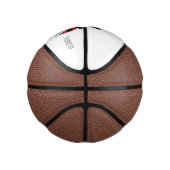 Kute ladybug met bovenste hoed en stropdas cartoon basketbal (Rechts)