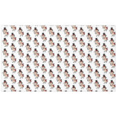 Kute ladybug met bovenste hoed en stropdas cartoon tafelkleed (Voorkant (Horizontaal))