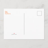 Kute Land op het Briefkaart voor het uitnodigen va (Achterkant)