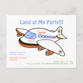 Kute Land op het Briefkaart voor het uitnodigen va (Voorkant)