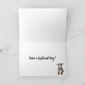 Kute landbouwhuisdieren gepersonaliseerde verjaard kaart (Binnen)