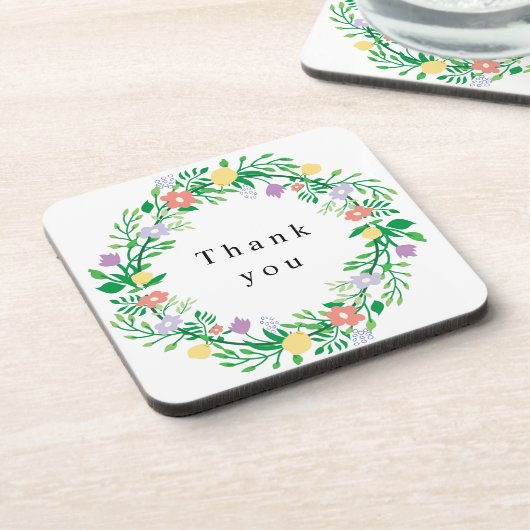 KUTE LEMON EN STROOMSTROOMDECOUPAGINA BIER ONDERZETTER (Linkerzijde)