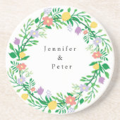 KUTE LEMON EN STROOMSTROOMDECOUPAGINA ZANDSTEEN ONDERZETTER