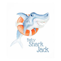 Kute lifesaver baby waterverf