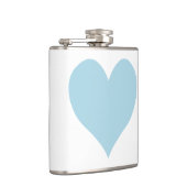 Kute Light Blue Heart Heupfles (Rechts)