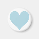 Kute Light Blue Heart Magneet (Voorkant)