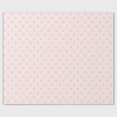 Kute Light Roze  kerstbomen Cadeaupapier (Vlak)