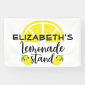 Kute limonade standaard spandoek (Horizontaal)