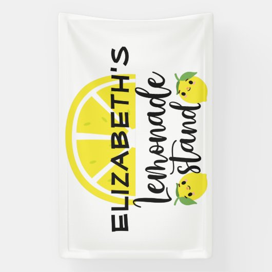 Kute limonade standaard spandoek (Verticaal)