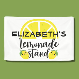 Kute limonade standaard spandoek