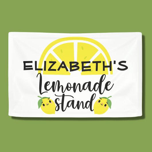 Kute limonade standaard spandoek