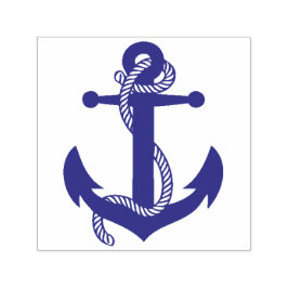 Kute Little Anchor Nautical Wedding Stationery Zelfinktende Stempel