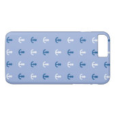 Kute Little Anchor Pattern Case-Mate iPhone Case (Achterkant (Horizontaal))