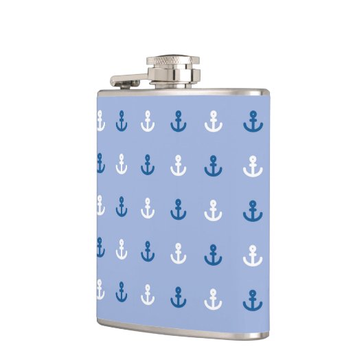 Kute Little Anchor Pattern Heupfles (Links)