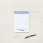 Kute Little Anchor Pattern | Jouw namen toevoegen Post-it® Notes (Op bureau)
