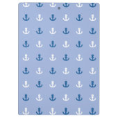 Kute Little Anchor Pattern Klembord (Achterkant)