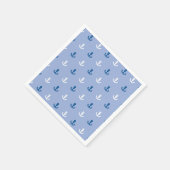 Kute Little Anchor Pattern Servet (Hoek)