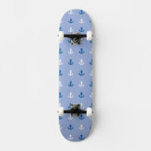 Kute Little Anchor Pattern Skateboard (Voorkant)