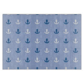 Kute Little Anchor Pattern Snijplank (Voorkant)