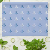 Kute Little Anchor Pattern Theedoek (Gevouwen)