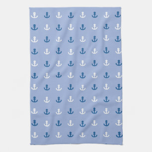 Kute Little Anchor Pattern Theedoek