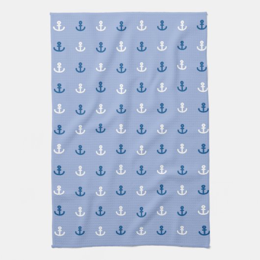 Kute Little Anchor Pattern Theedoek (Verticaal)