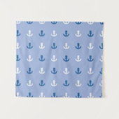 Kute Little Anchor Pattern Wandkleed (Voorkant (horizontaal))