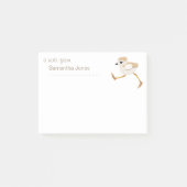 Kute Little Baby Sandpiper Piping Plover Post-it® Notes (Voorkant)
