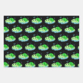 Kute Little Baby Turtles Birthday of Baby shower Inpakpapier Vel (Voorkant 3)