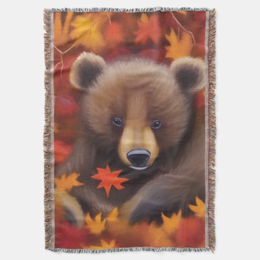 Kute Little Beer Throw Blanket Deken (Voorkant Verticaal)