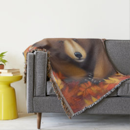 Kute Little Beer Throw Blanket Deken