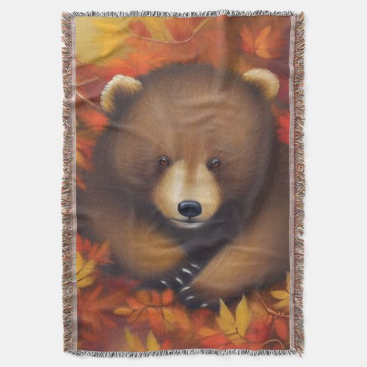 Kute Little Beer Throw Blanket Deken (Voorkant Verticaal)