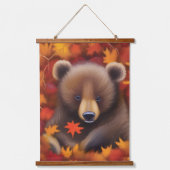 Kute Little Beer Wall Tapestry Hangend Wandkleed (Voorkant)