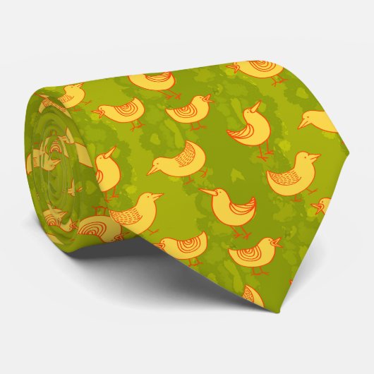 Kute Little Birds Stropdas (Opgerold)