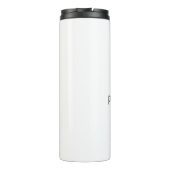 Kute Little Black Pug is een ster Thermosbeker (Achterkant)