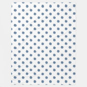 Kute Little Blueberries Fleece Blanket (Voorkant)
