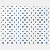 Kute Little Blueberries Fleece Blanket Deken (Voorkant (Horizontaal))