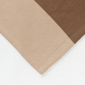 Kute Little Brown Beer met Personal Name Flee Fleece Deken (Hoek)